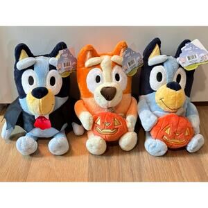 HALLOWEEN BLUEY plushes X 3